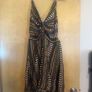 SHEIN Print Halter Dress